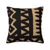 Afrikanische Schlammtuch Kissenhülle Weiche Polyester Kissenbezug Dekorative Antike Wurfkissenbezug Home Reißverschluss 18"
