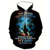 Man Hoodie Jesus Print Sweatshirts Long Sleeve Fall Spring Hoodies Casual Pullover Outdoor Oversized Tops Childs Men's Clothing
