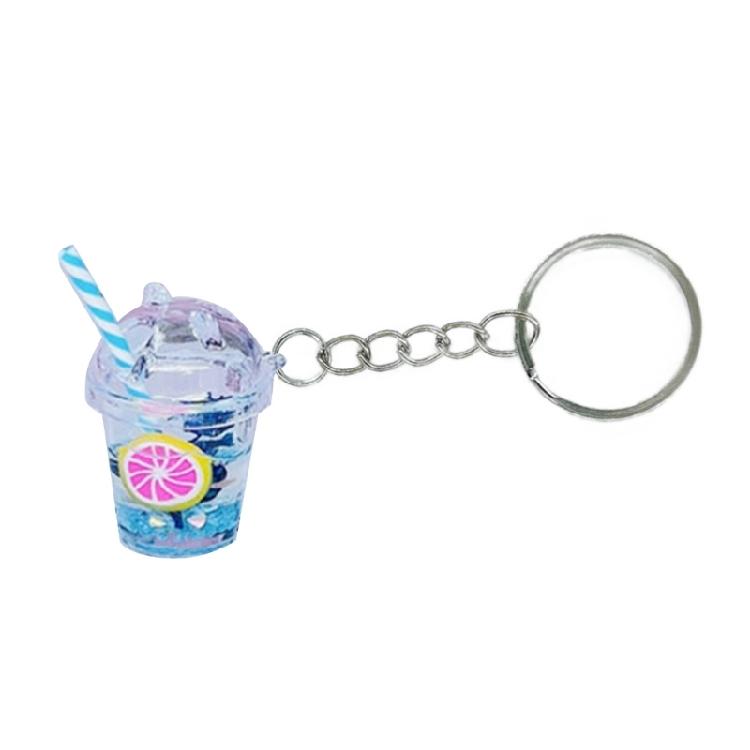 Small BobaMilk Tea Cup Key Chains Cute Bubble Tea Keychain KawaiiCar Keyring