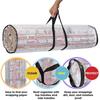 Christmas Wrapping Paper Storage Bag Durable Underbed Xmas Gift Wrap Organiser Easy Carry Handles Clear Waterproof PVC Bag