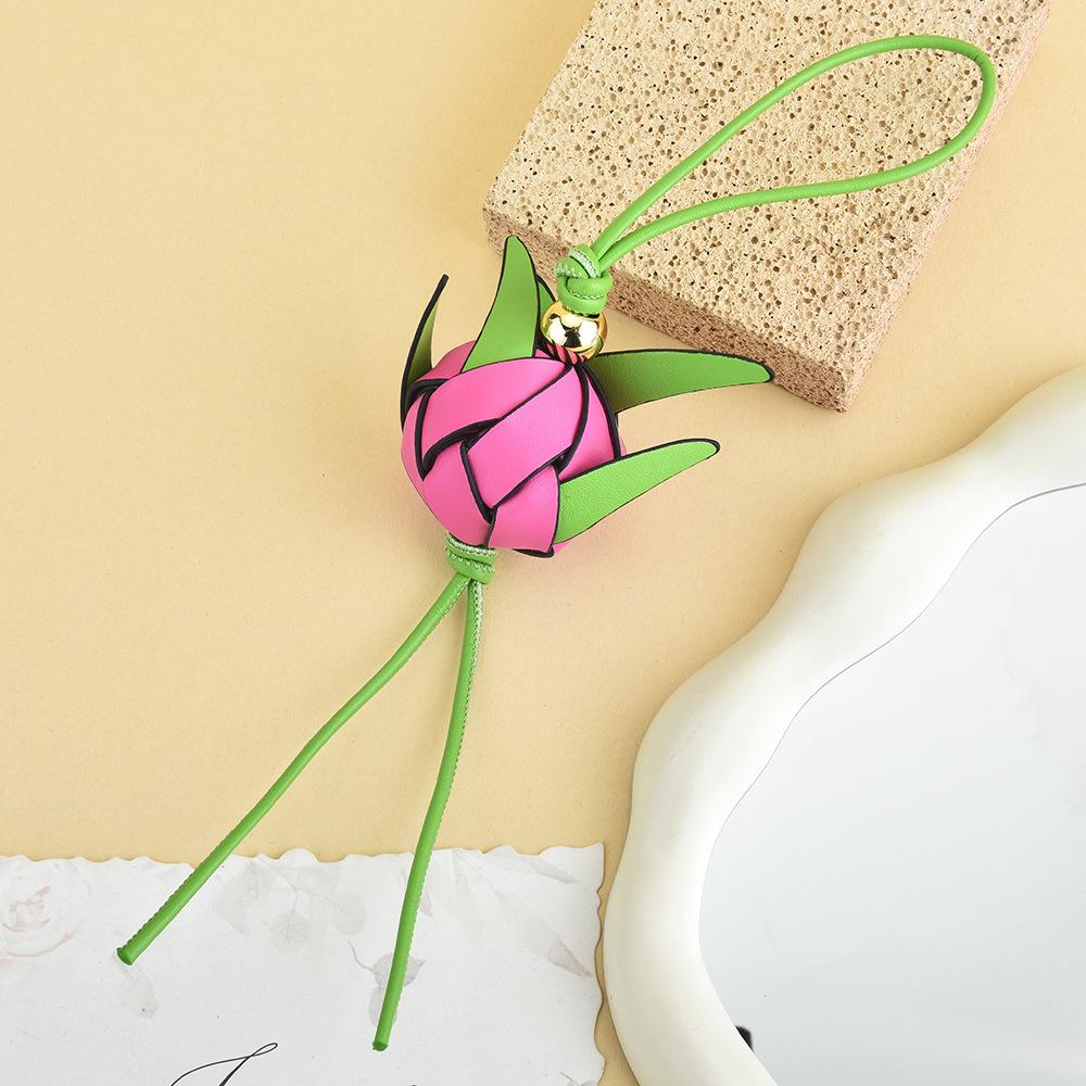 Retro Bag Pendant Red Auspicious Pumpkin Persimmon Pendant Light Luxury High-End Dragon Fruit Bag Buckle