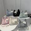 New Summer Fashion Shoulder Bag Messenger Bag Simple Casual Soft Surface Large Capacity Commuter Bag Women's Versatile
