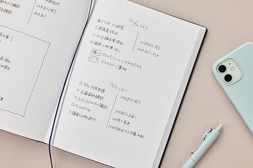 Maruman Nemosine 20th Anniversary Journal Notebook, Dotted Grid, A5, Navy, N888-72