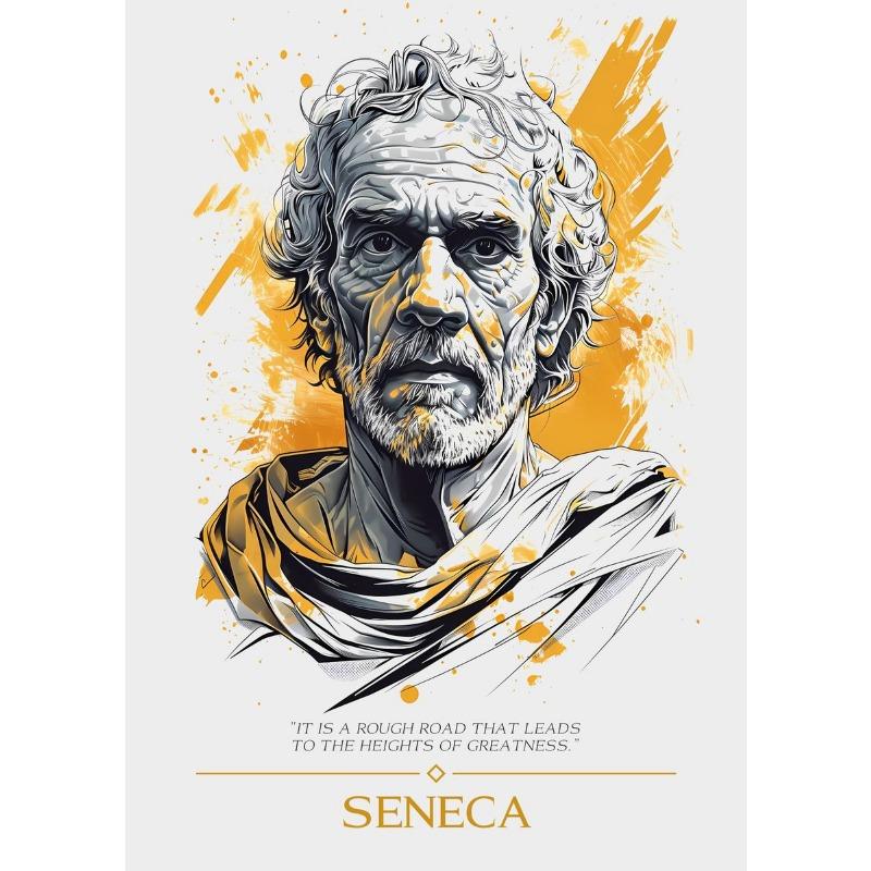 Stoische Philosophie Zitate Poster Leinwanddruck Marcus Aurelius Seneca Philosophie Wandkunst Dekor Altgriechische Stoische Zitate Dekor