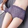 High Waist Women Panties Sexy Hollow Lace Snowflake Embroidery Lingerie Female Seamless Butt Lifter Pants Plus Size Briefs 3XL