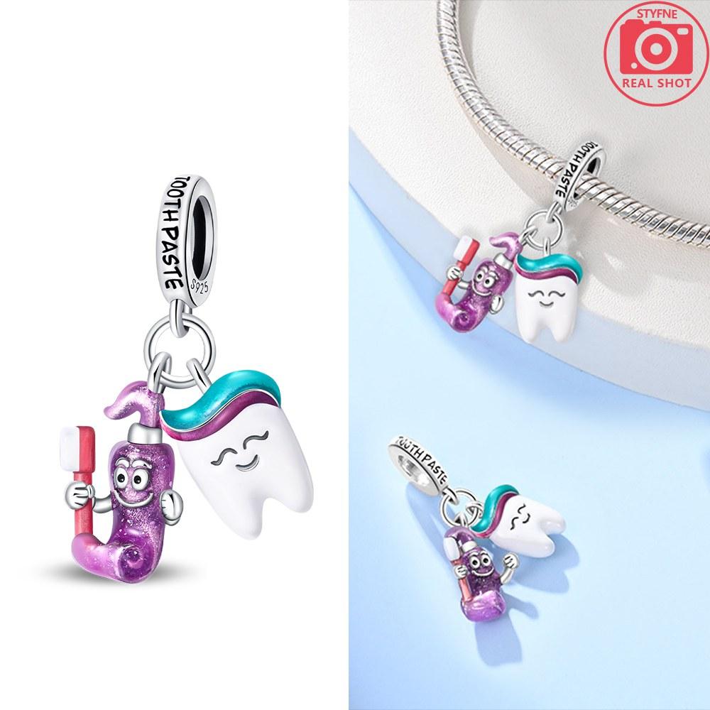 Care Whitening Teeth 2-Piece Pendant Set Copper Colors For Charms Copper Colors Original Bracelet For Jewelry Making