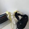 2023 Travel Pleated Crossbody Bags Solid Color Shoulder Bag for Women Trendy Bag