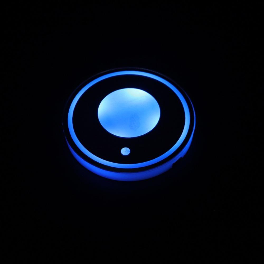 7 Colors Car Illuminated Cup Mat LED Ambient Light Coaster  Vehicle Decoration