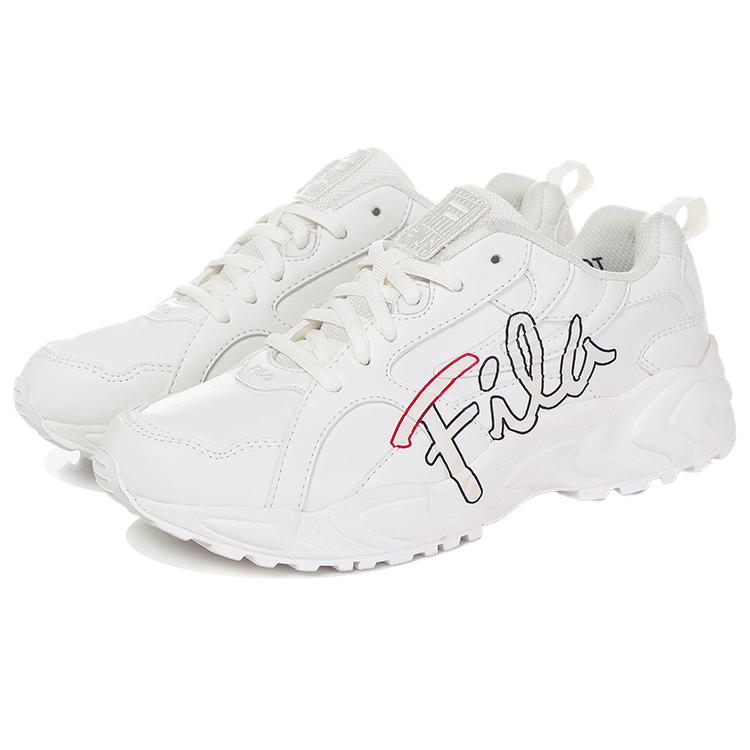 FILA Textile, Synthetic Leather Low top Casual Shoes Unisex White 1RM01139_125