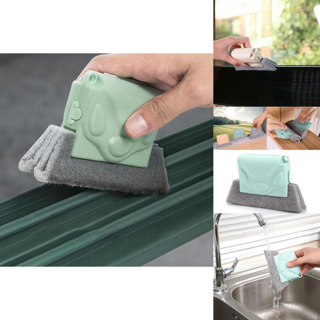 Door Track Window Cleaning Brush Gap Groove Dust Cleaner Corner Cleaning Magic