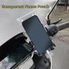 10 STKS PVC Transparante Telefoonhoes Hoge Gevoeligheid Aanraakbaar Waterdichte Telefoonhoezen Regenbestendig Transparant