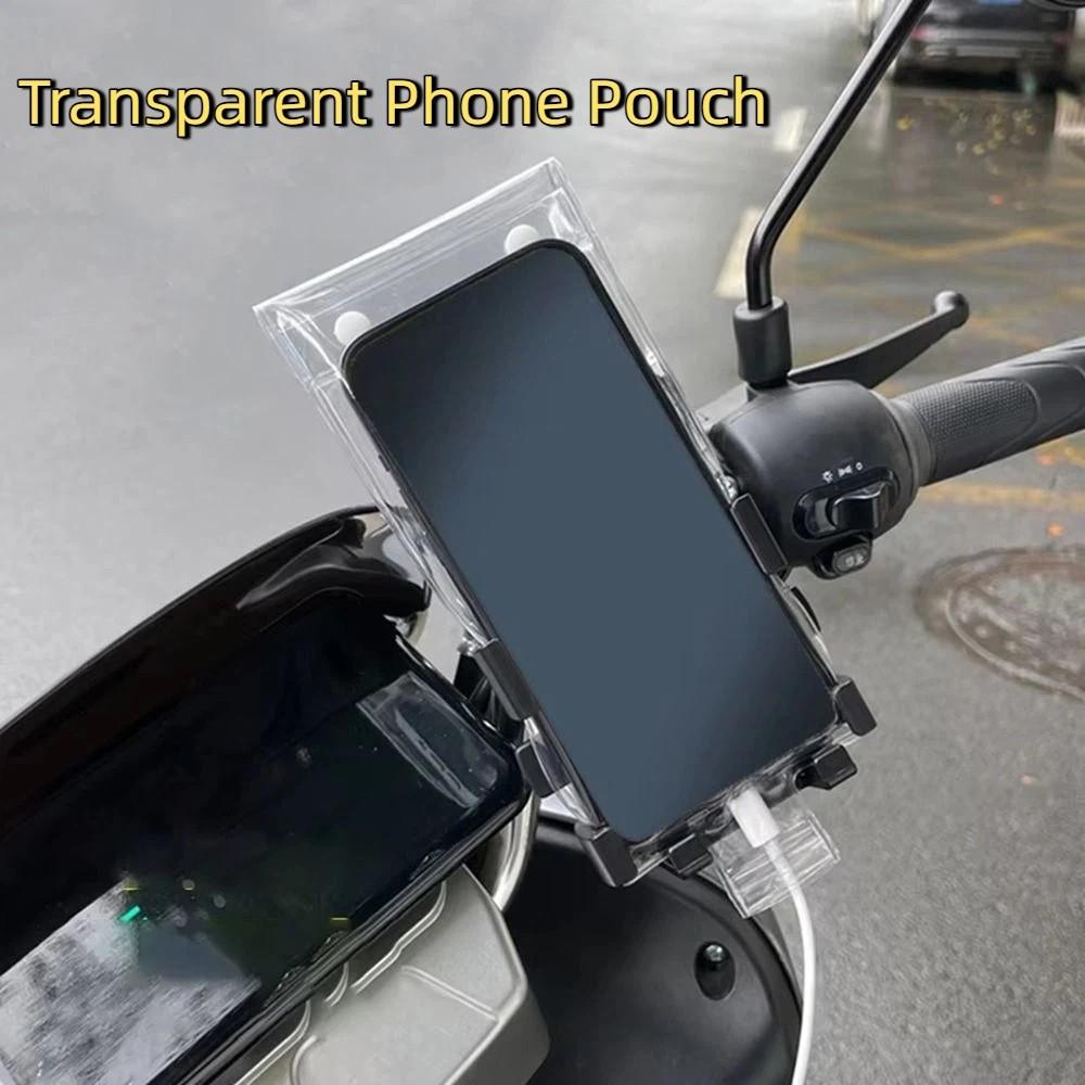 10 Stück PVC Transparente Handytasche Hohe Empfindlichkeit Berührbar Wasserdichte Handyhüllen Transparente Regendichte Handytasche
