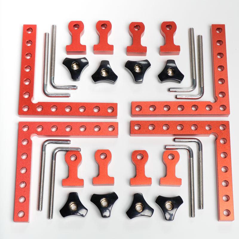 140mm Right Angle Woodworking Triangle Ruler & 120mm Clamping Combination Tool