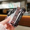 Cool Black Skull Pattern Transparent Phone Case For iPhone 17 16 Pro Max 15 14 Plus 13 12 11 17 Air 16E Shockproof Soft Cover