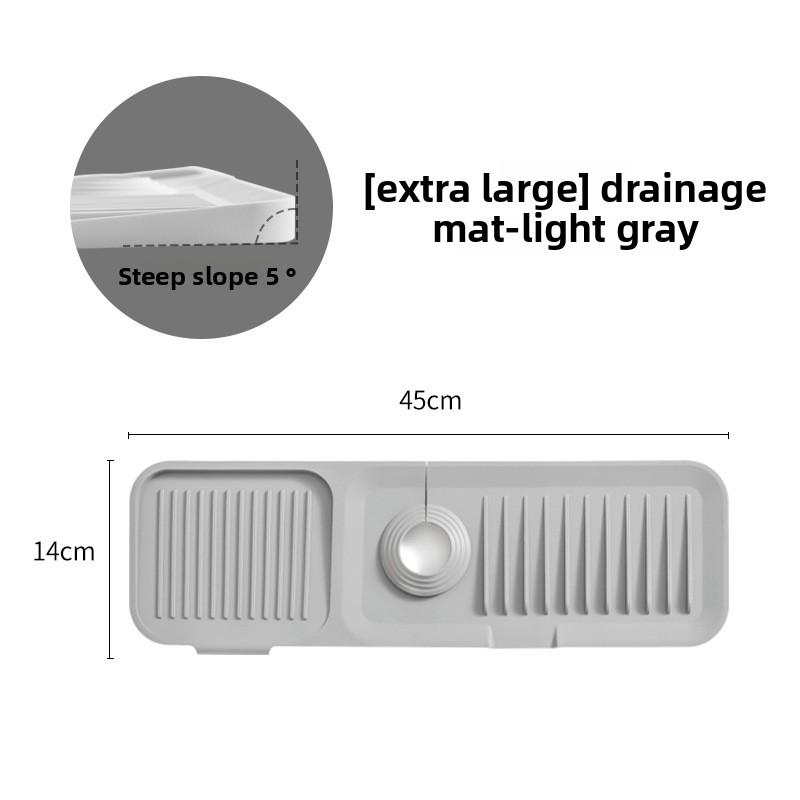 Silicone Drain Pad, Faucet Drain Pad, Kitchen Countertop Sink Drain and Splash-proof Wonder