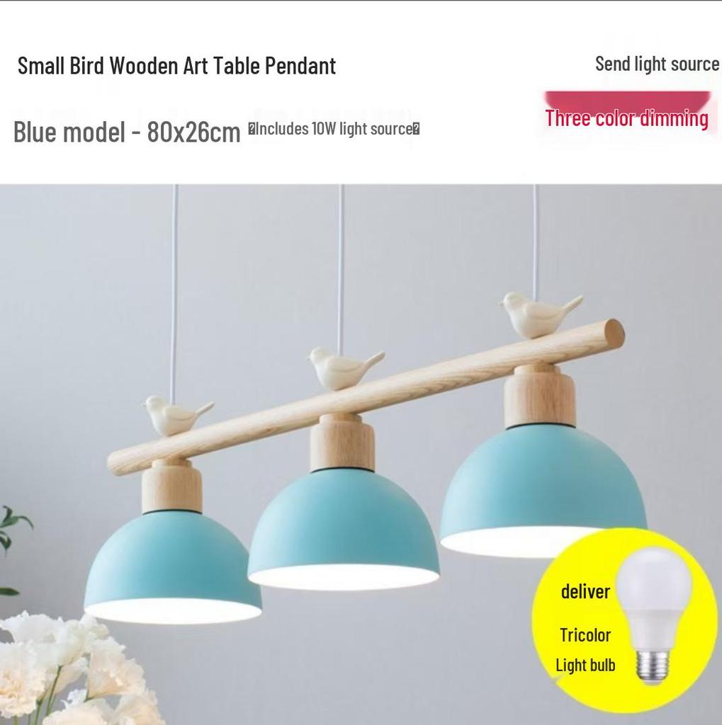 Nordic Modern Three-Head Pendant Lights - Simple Luxury Dining & Bar Bird Design