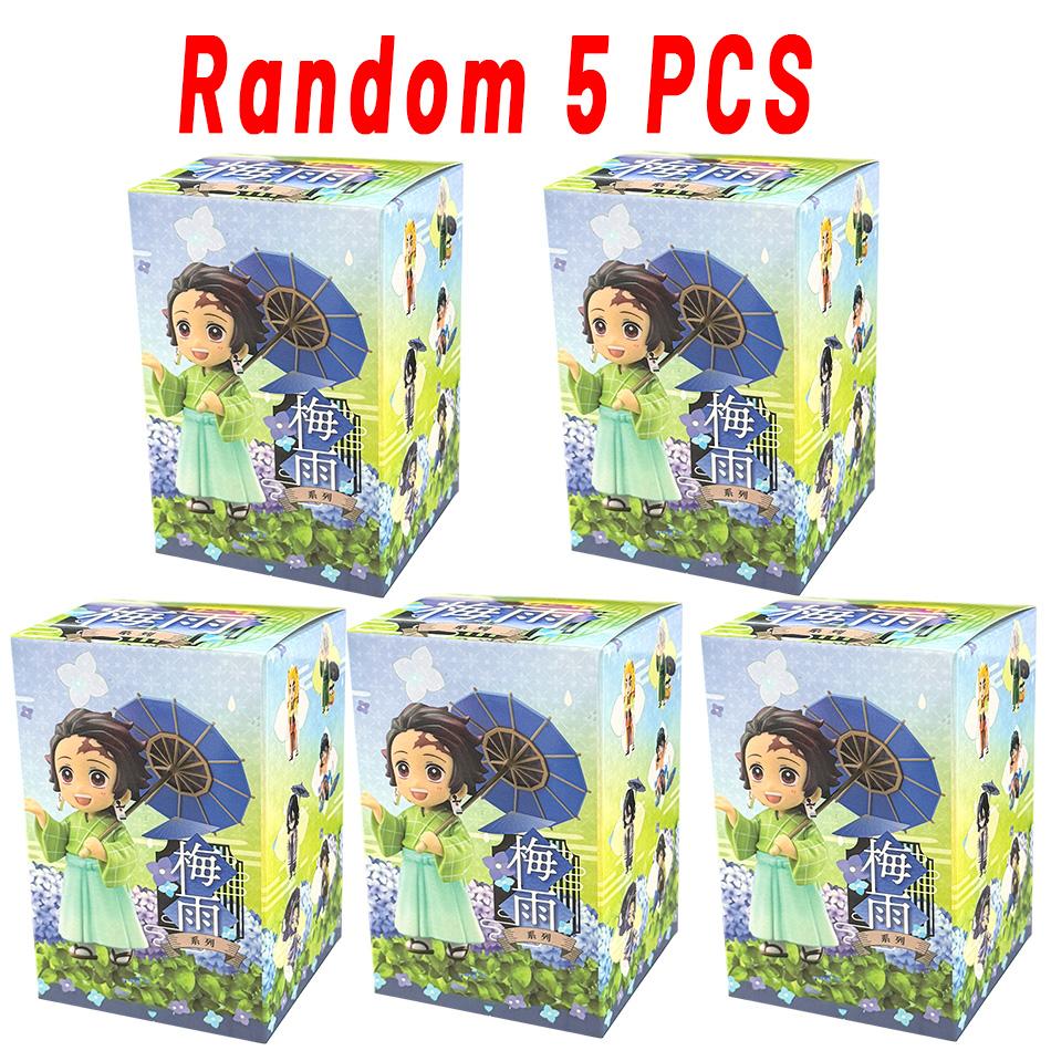 Demon Slayer Figure Toy Anime Kimetsu Yaiba Umbrella Tanjiro Nidouzi Inosuke Zenizu Figurine Model Doll Gifts PVD no series Kid Friendly Entertaining