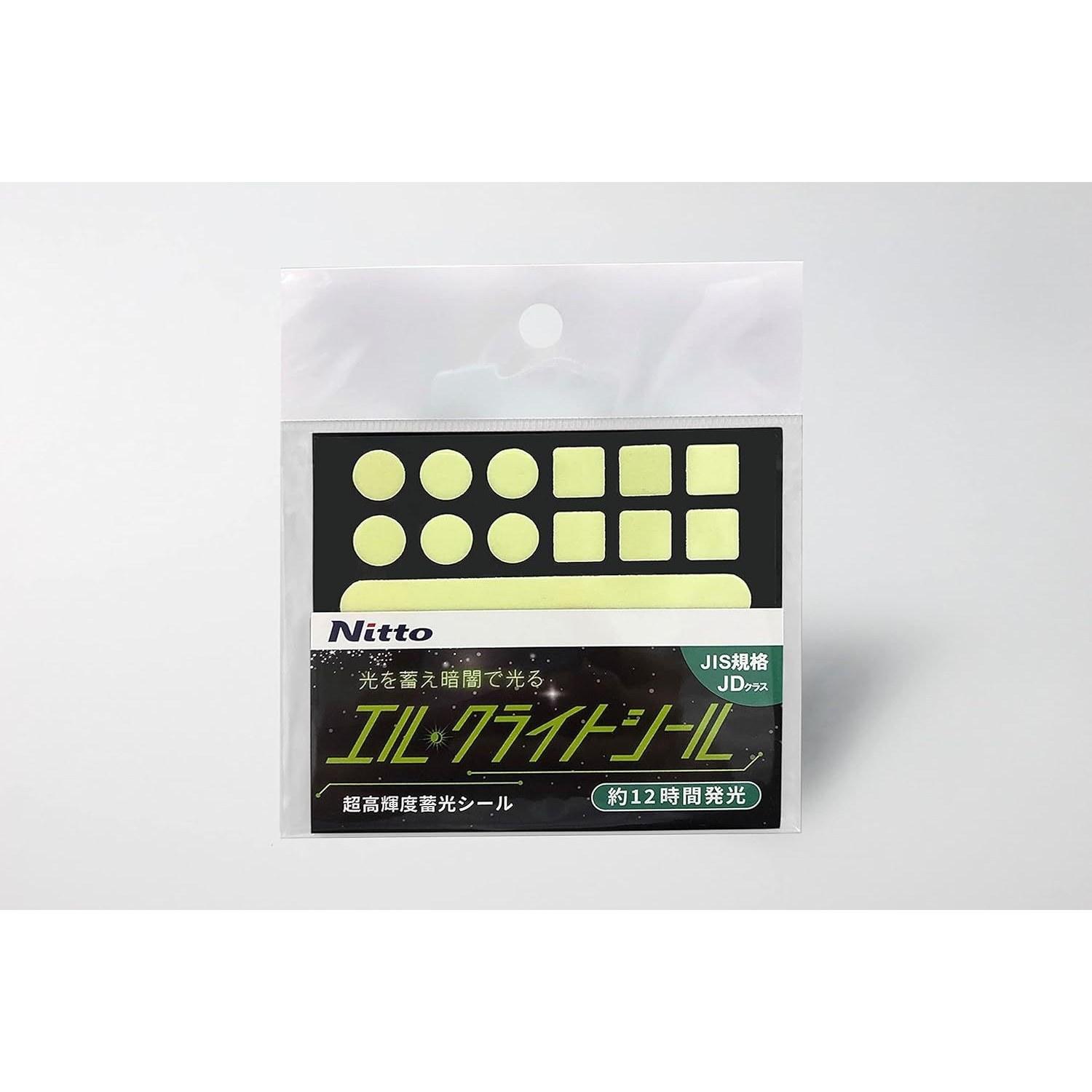 High Brightness Phosphorescent Sticker JIS JD Standard (Set 3) NB-SHD Elk Light Nitto Elmate