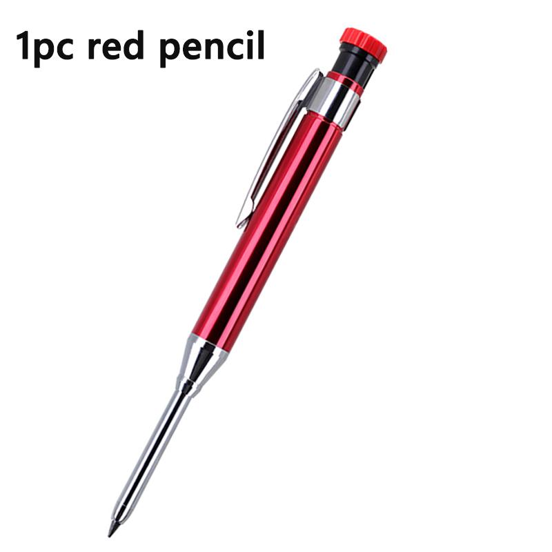 2.8mm Professional Metal Long Head Woodworking Mechanical Pencil or Lead Refills, for Carpenter Marking Engineering Drawing Tool