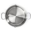 Stockpot - Tefal - Duetto A7054663 - 18/10 Stainless Steel - 24 Cm - Glass Straining Lid