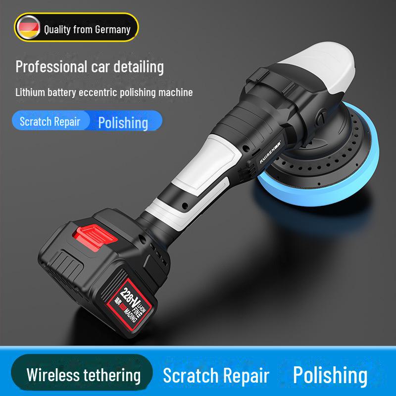 Rechargeable Customizable Wireless Car Polishing Machine with Vibration & Eccentric DA Lithium Battery