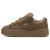 Fenty X Creeper Phatty Earth Tone Pack - Totally Taupe Women Sneakers Brown Gold Warm-White 399865-01
