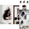 3d Realistic Horrifying Halloween Wall Breakthrough Ghost Girl Wall Sticker Removable Pvc Decor For Living Room And Hallway