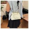 Handbag Women Cloth Flower Chain Strap Evening Wedding