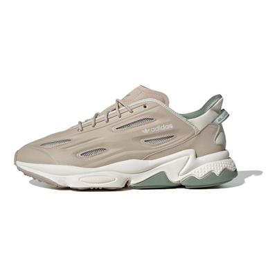 Originals Ozweego PU Synthetic Leather Rubber Versatile Trendy Durable Lightweight Low-Top Dad Shoes Unisex Sneakers Khaki IF9365