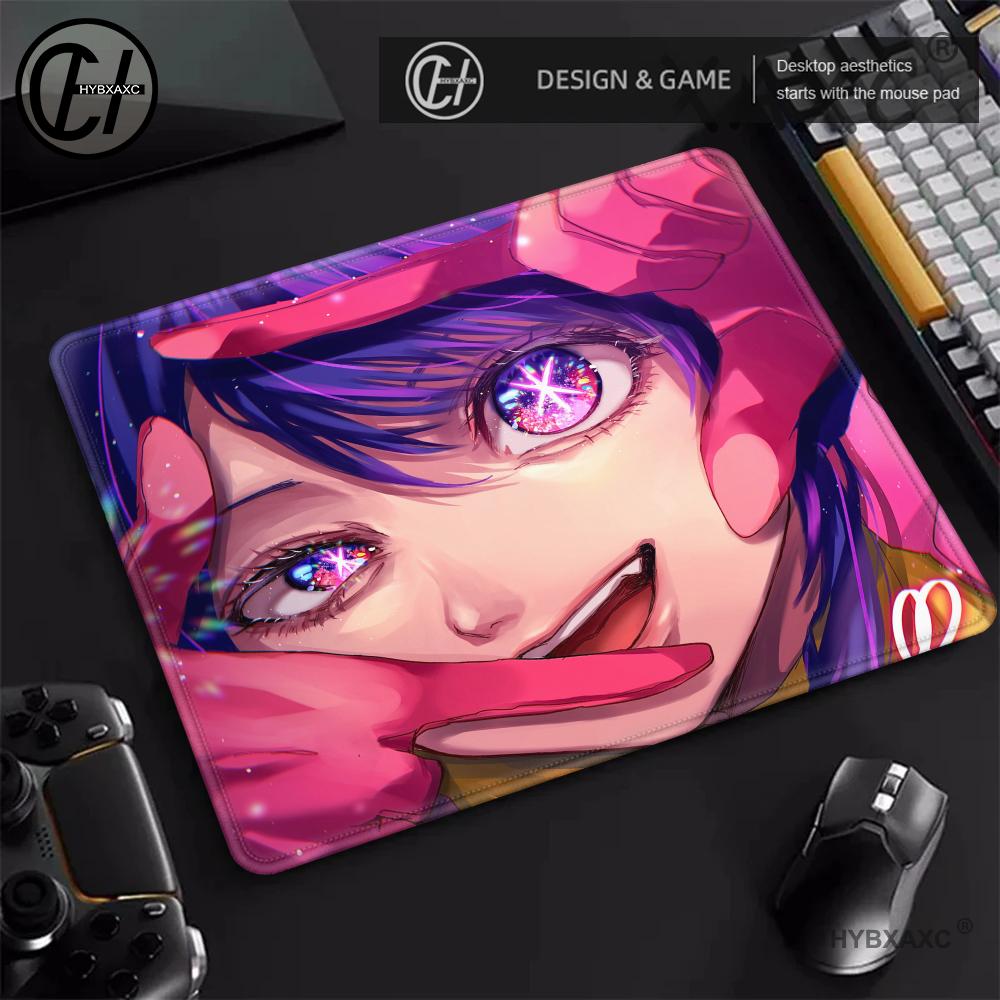 Oshi No Ko Animation Beautiful patternsOffice Computer Desk Mat Table Keyboard Small Mouse Pad Laptop Cushion Nonslip Decor