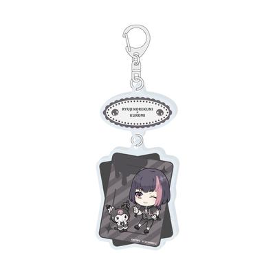 B PROJECT ~ Leidenschaftlicher Liebesruf ~ x Sanrio Charaktere 02 Ryuji Korekuni x Kuromi [Mini-Charakter-Illustration] Verknüpfter Acryl-Schlüsselanhänger