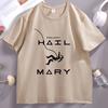Project Hail Mary Rocky Astronaut Space Unisexs Tshirt Women Graphic Tee Casual Round Neck Cotton Short Sleeve Top Streetwear