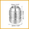 Car Auto 10AN Male Weld on Fitting Bung Hose Adapter Fuel Oil Aluminum Alloy Silver Tone Pack of 10 Replacement