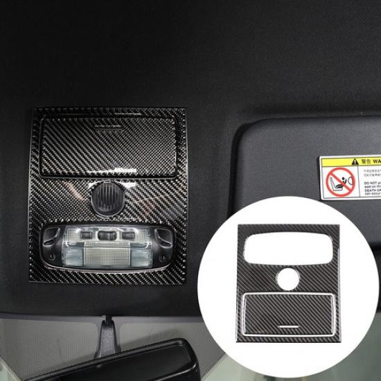 Carbon Fiber Reading Lamp Panel Cover Interior Trim For Ford Ranger 15-21
