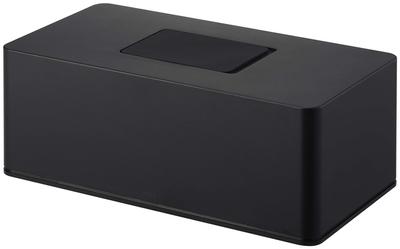 Yamazaki Jitsugyo Residential Wet Cleaner Sheet & Wipe Case Black Approx. W23 X D12 X H10cm Tower Refill Case Silicone Lid 6616