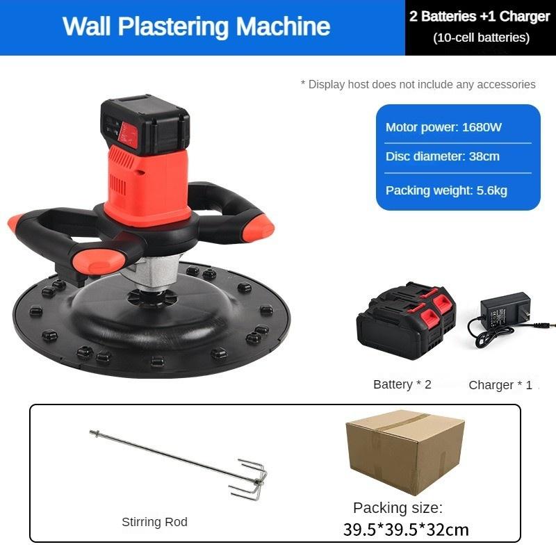 1680W Multi Functional Electric Troweling Machine Concrete Pavement Electric Mixer High Power Cement Plastering Equipment