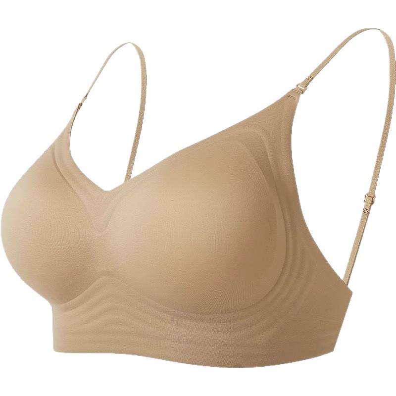 Seamless Backless U-Shaped Push-Up Bra with Thin Straps for Summer