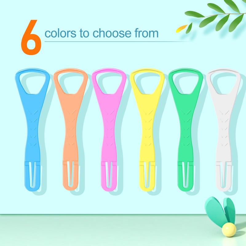 30 Pcs Disposable Oral Scrapers for Cleaning Tongue Coating