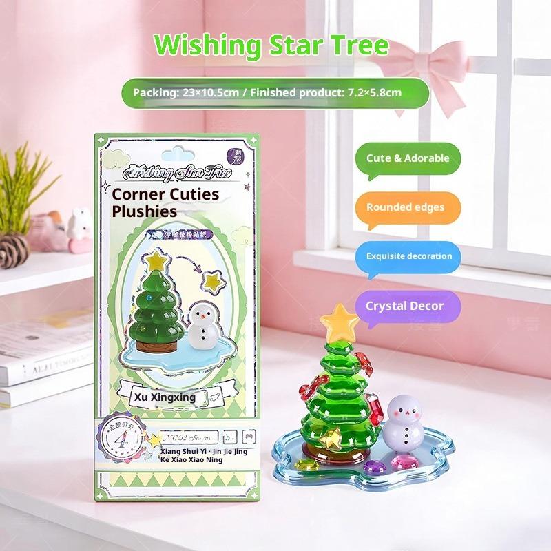 2026-3D Relief Stacking Stickers DIY Cute Corner Creature Crystal Ornaments Creative Handmade Crafts Decoration Gifts