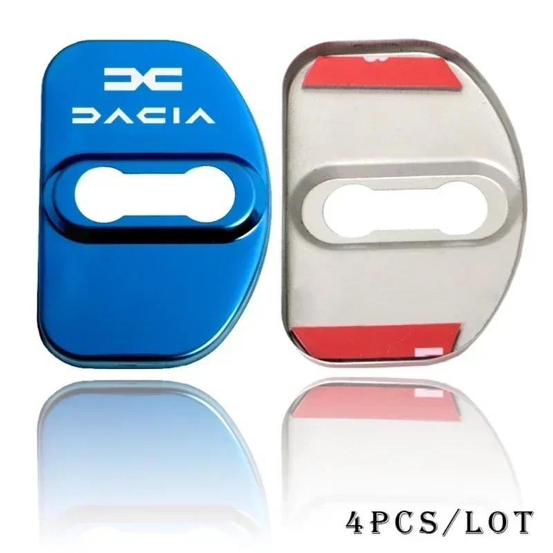 Pour Dacia Bigster Dokker Duster Jogger Lodgy Logan Spring Sandero Couvercles de Serrure de Porte de Voiture Boîtier Protecteur Anti-rouille Autocollants Style