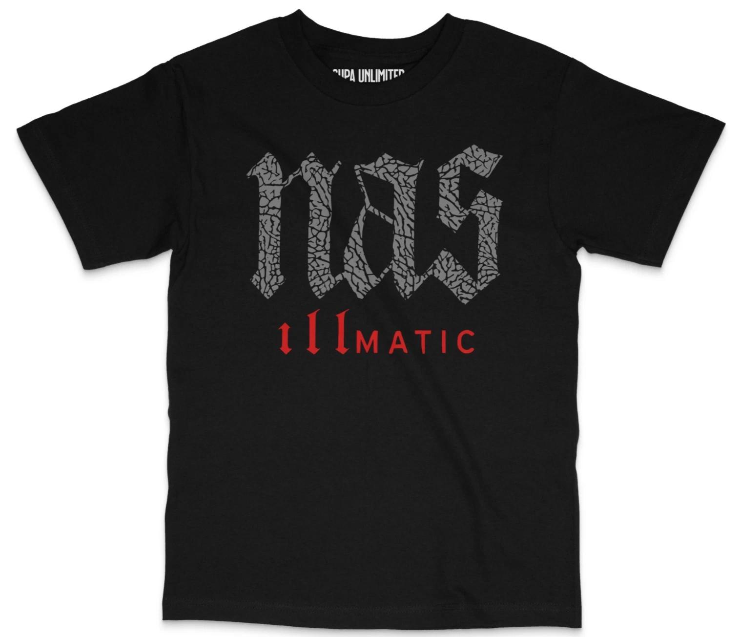 Nas T-Shirt Street Rapper Tribute T-Shirt Sneaker Match Graphic Design Tee S