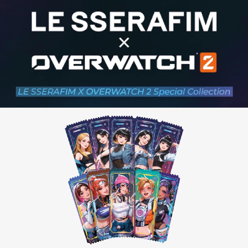 

Оформите предзаказ LE SSERAFIM X OVERWATCH Билет на случайную фотографию OG ver.