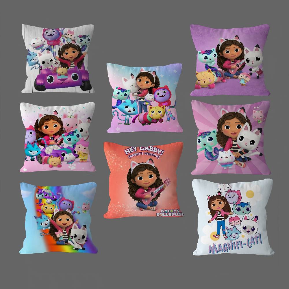 G-Gabbys D-Dollhouse Pillow Gift Home Office Decoration Bedroom Sofa Car Cushion Cover Case 45x45