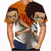 Summer New Unisex Fashion Short-sleeved T-shirt Craig Smokey X Boondocks Huey Riley 3D Printed Casual T-shirt Kids Tops 100-6XL