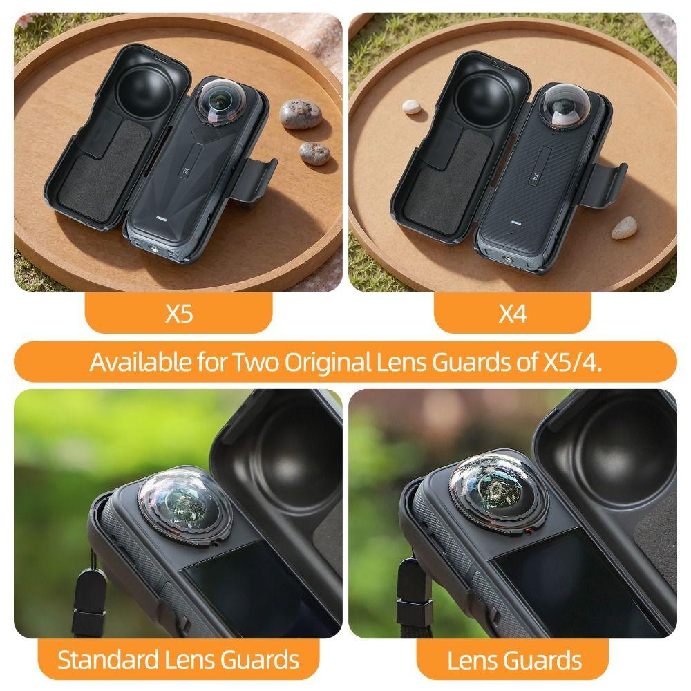 With Rope Lens Screen Protector Case Cover for Insta360 X5/X4 Action Camera Accessories