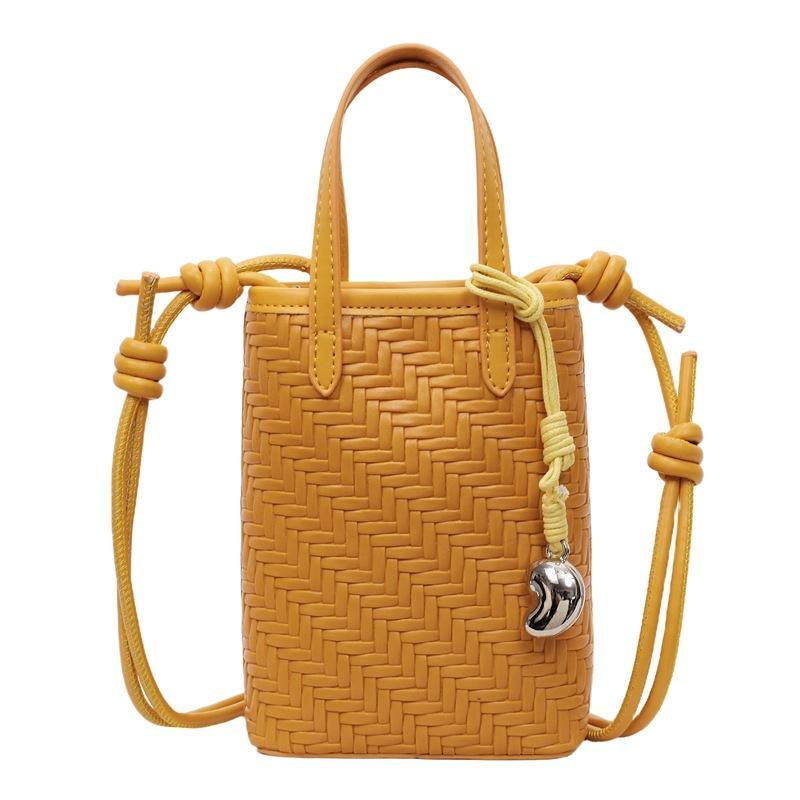 Beliebte gewebte Handy-Tasche Nische neue Handtasche Frauen ausgehen bequeme Umhängetasche