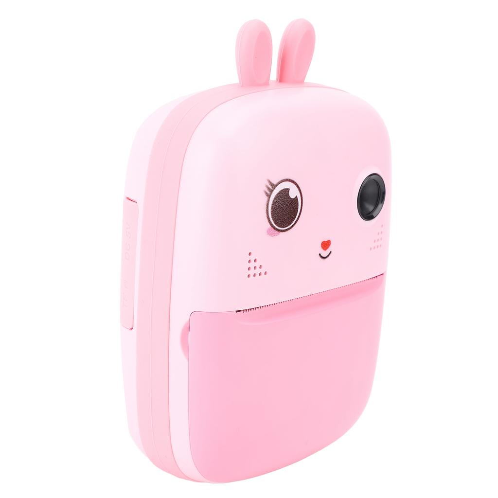 Kleine Druckkamera 1080P 80MP Mikro Tragbar 2 Kameras Sofortiger Schwarzweiß-Fotodruck Rosa