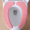 Toilet Lid Cover Adhesive Warm Bathroom Accessories Toilet Mat Seat Case Lid Pad Toilet Seat Cover