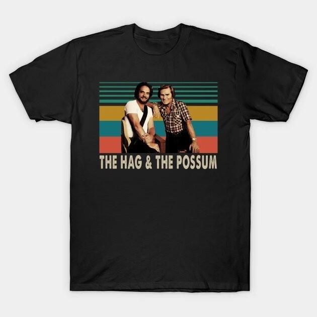 Vintage The Hag & The Possum George Jones & Merle Haggard T-Shirt Yesterday s Unisex T-Shirt S