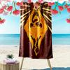 Third-person Game Print Beach Towel, Large Soft Quick Dry Towel for Beach Camping Swimming
